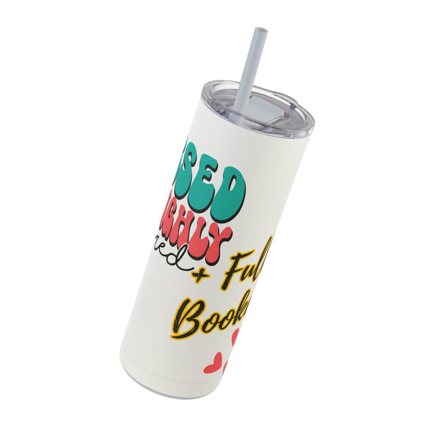 Blessed and Highly Favoured - Maars Maker Skinny Matte Tumbler, 20oz