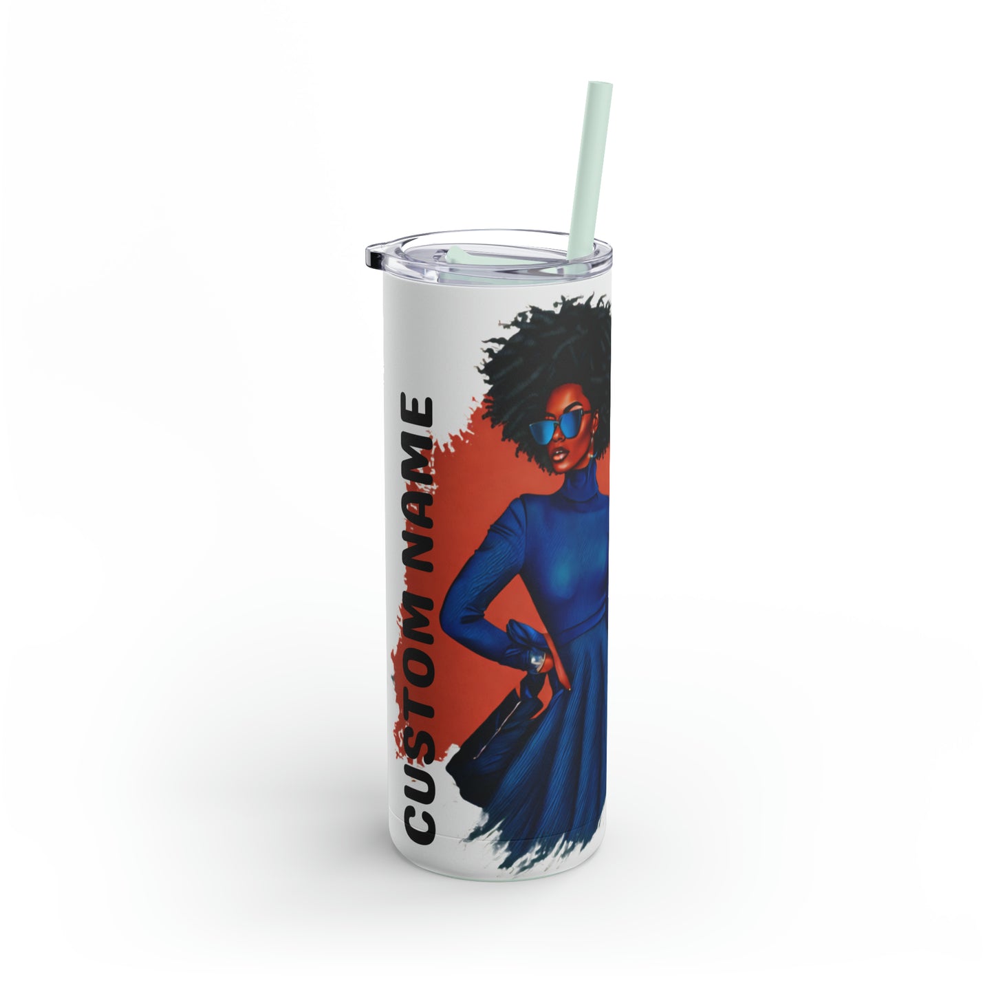 COFFEE TIME - Maars Maker Skinny Matte Tumbler, 20oz - CUSTOMIZED