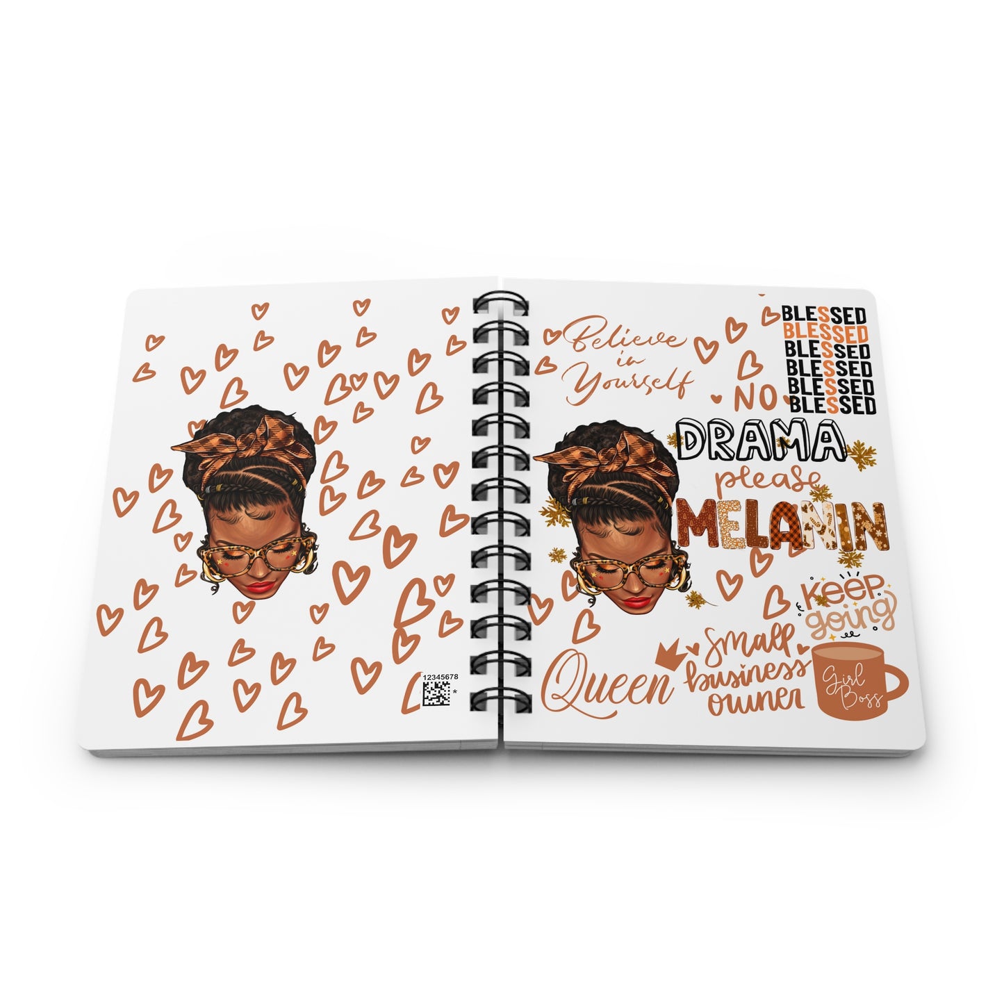 Melanin Love - Spiral Bound Journal