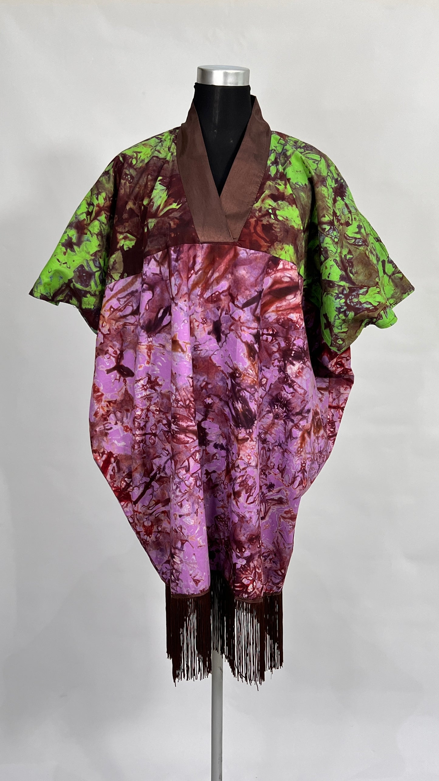 Adire/Batik Tye Dye Cotton Short dress Summer wear - 094