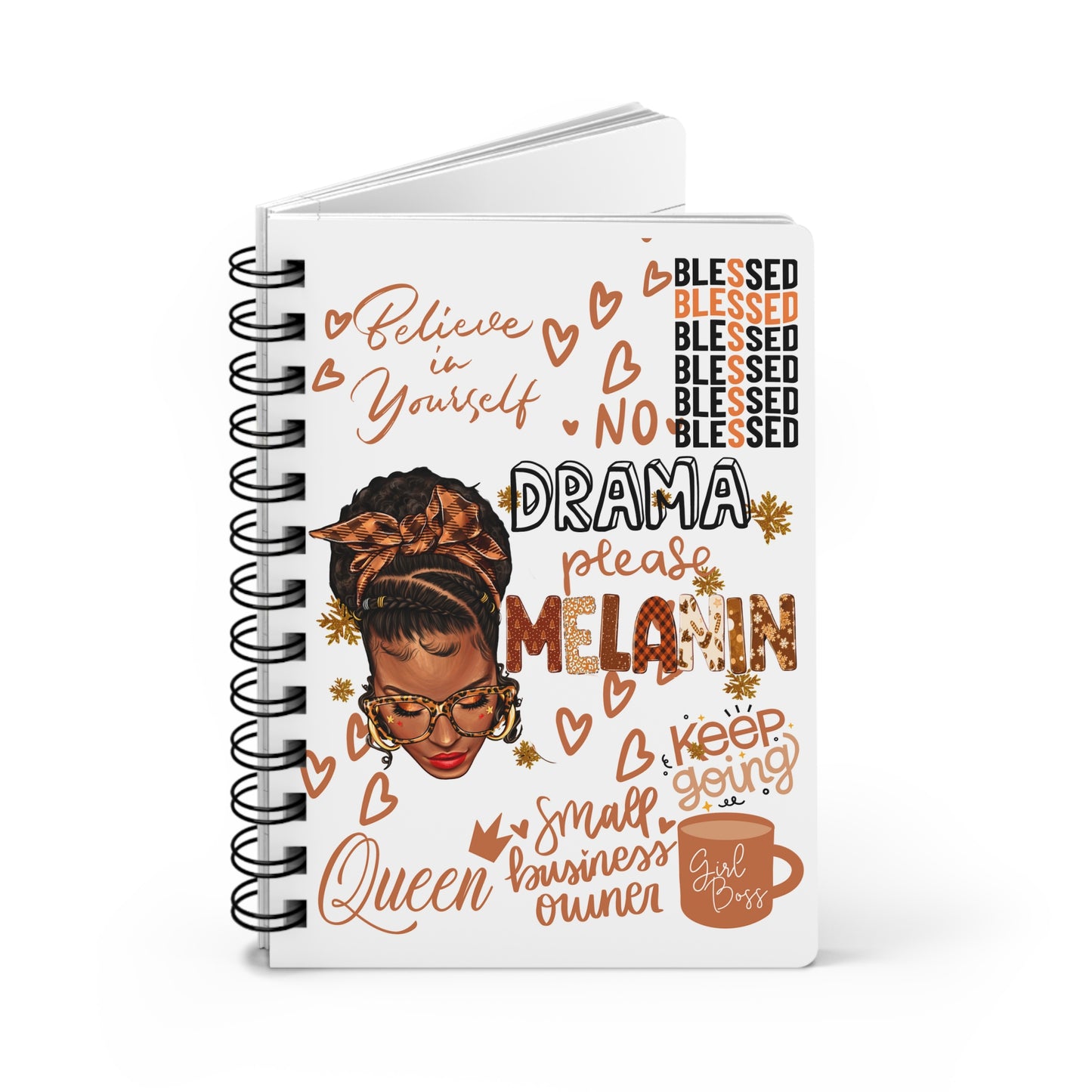 Melanin Love - Spiral Bound Journal