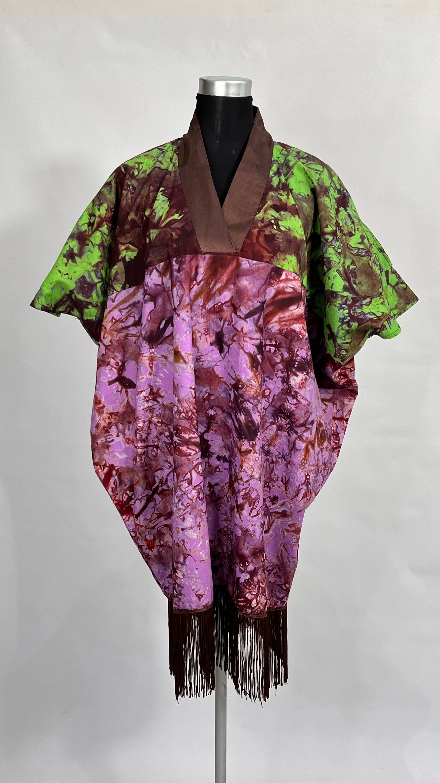 Adire/Batik Tye Dye Cotton Short dress Summer wear - 094