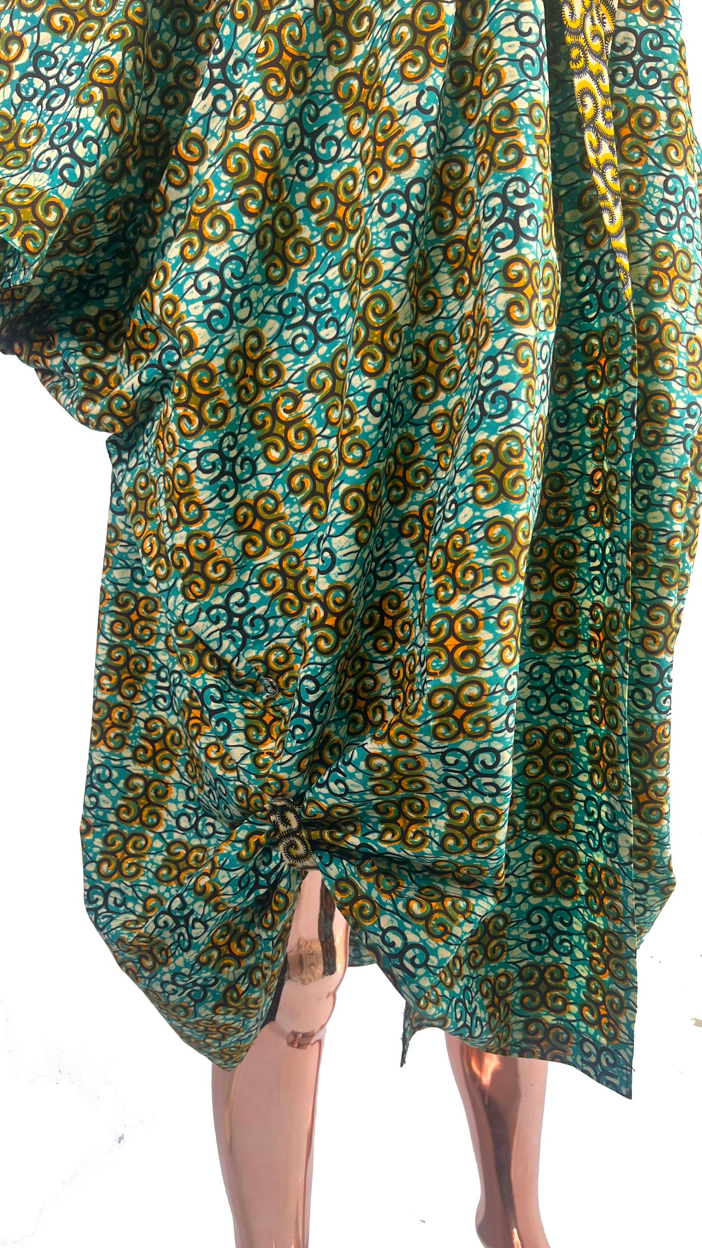 NLECHA Stylish Ankara Wrap Jacket - One Size