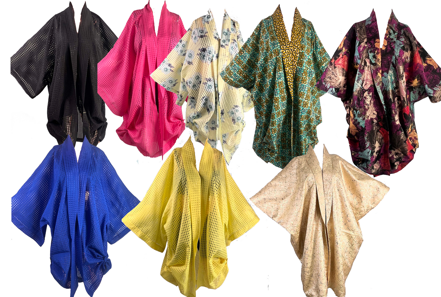 NLECHA Stylish Ankara Wrap Jacket - One Size
