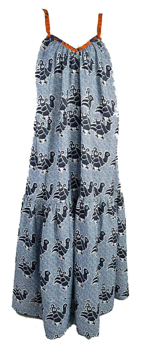 Ankara Summer Beach Party Dress maxi gown - African Print Wholesale