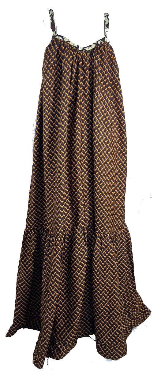 Ankara Summer Beach Party Dress maxi/gown - Extra Long Length - 108