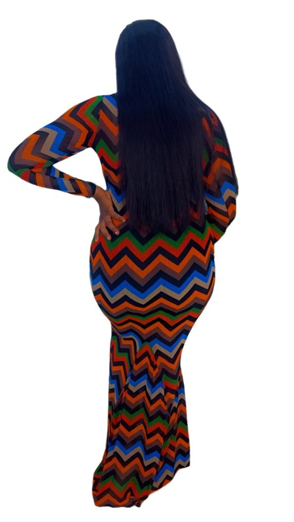 Maxi Party Mesh Dress