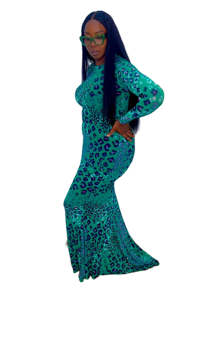 Maxi Party Mesh Dress