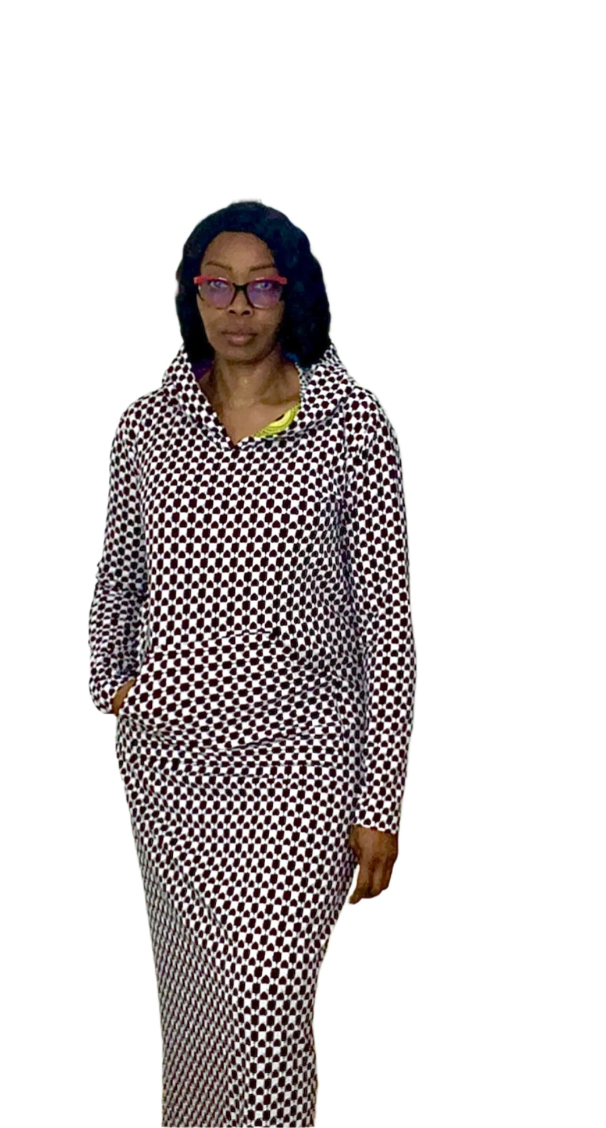 Eezzy Ankara Stretch Lounge Maxi Dress - 018