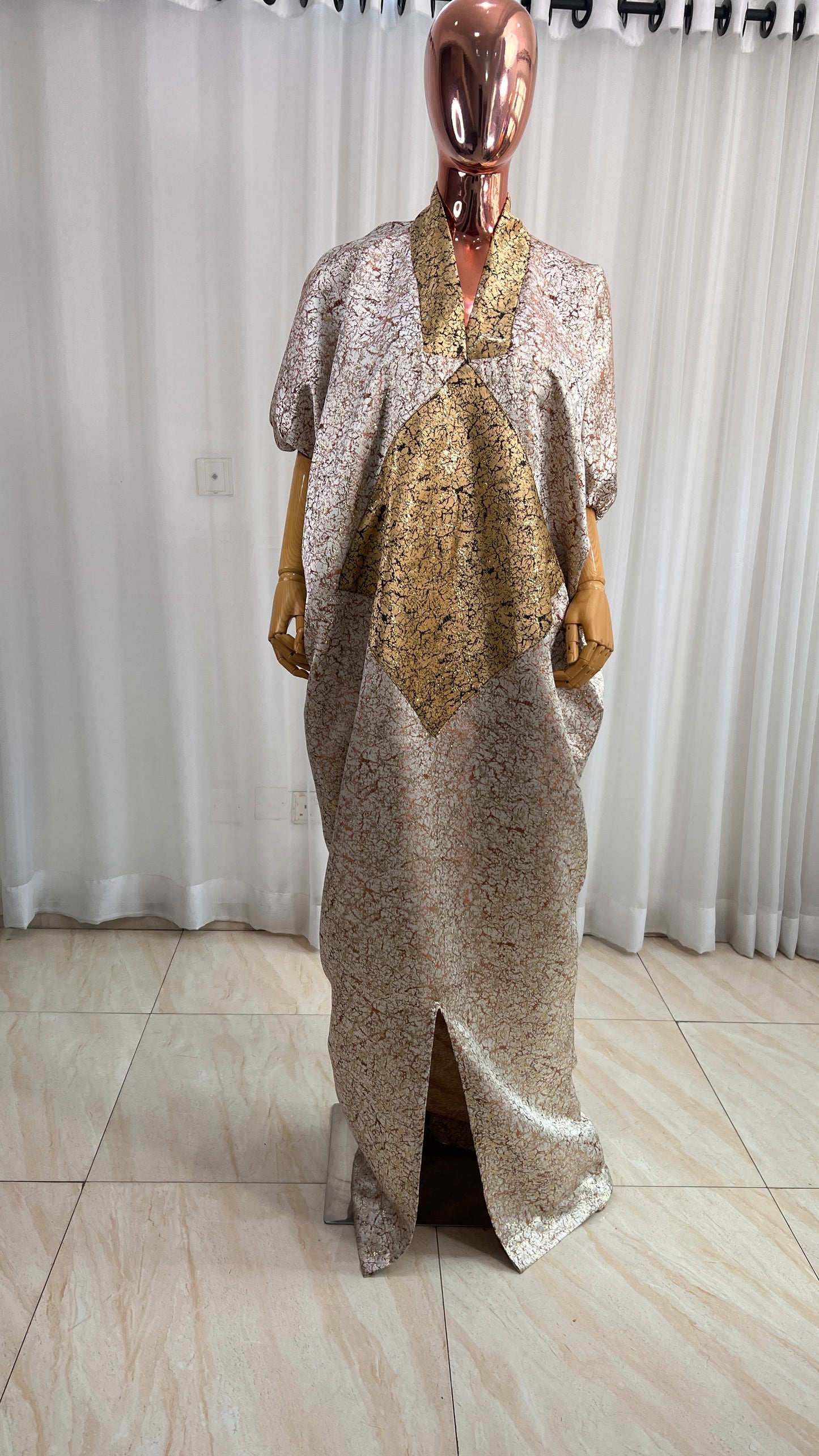 Brocade kaftan/BouBou/Caftan Shirt dress Summer/Beach wear Evening wear maxi/gown - 103