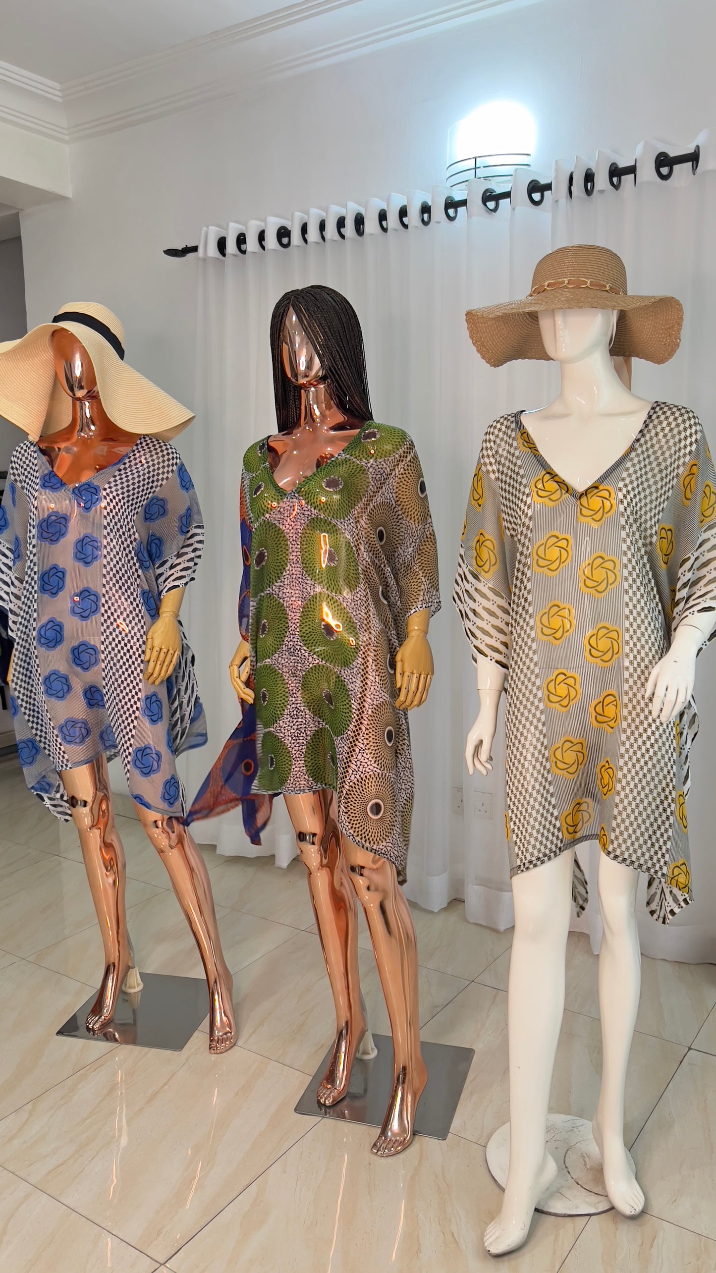 Chiffon Tops Beach cover-up - 065