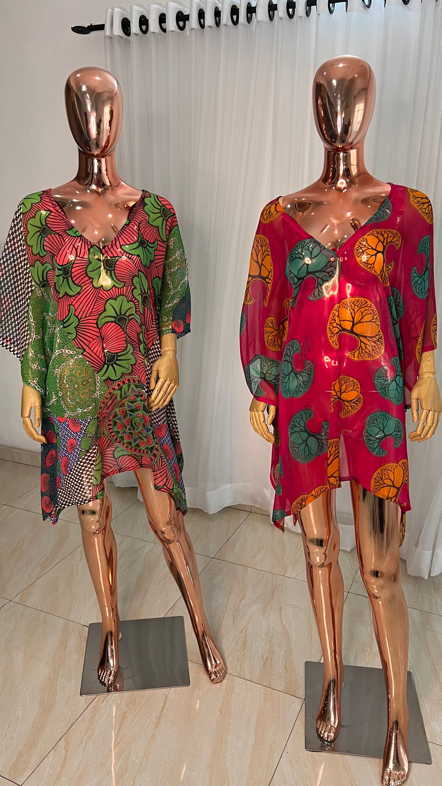 Chiffon Tops Beach cover-up - 065