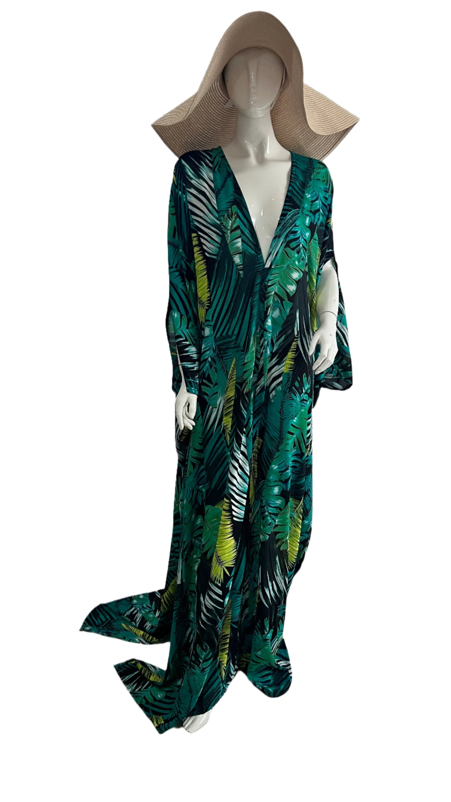 Chiffon Maxi Summer Beachwear Party Dress - 048 - Tall Length - One Size
