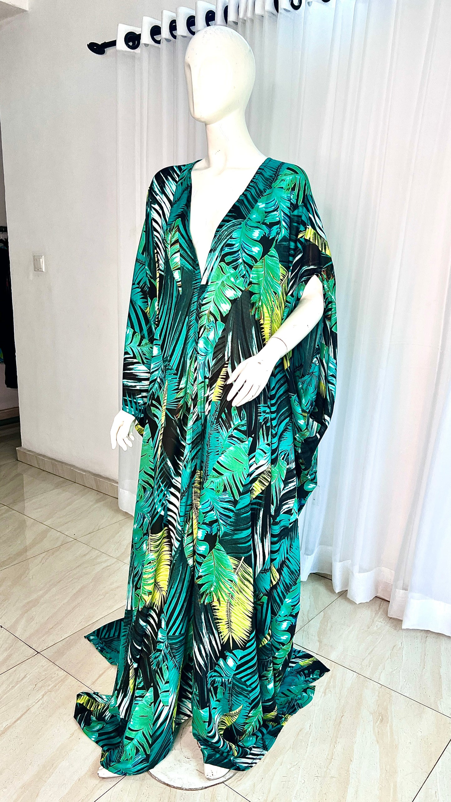 Chiffon Maxi Summer Beachwear Party Dress - 048 - Tall Length - One Size