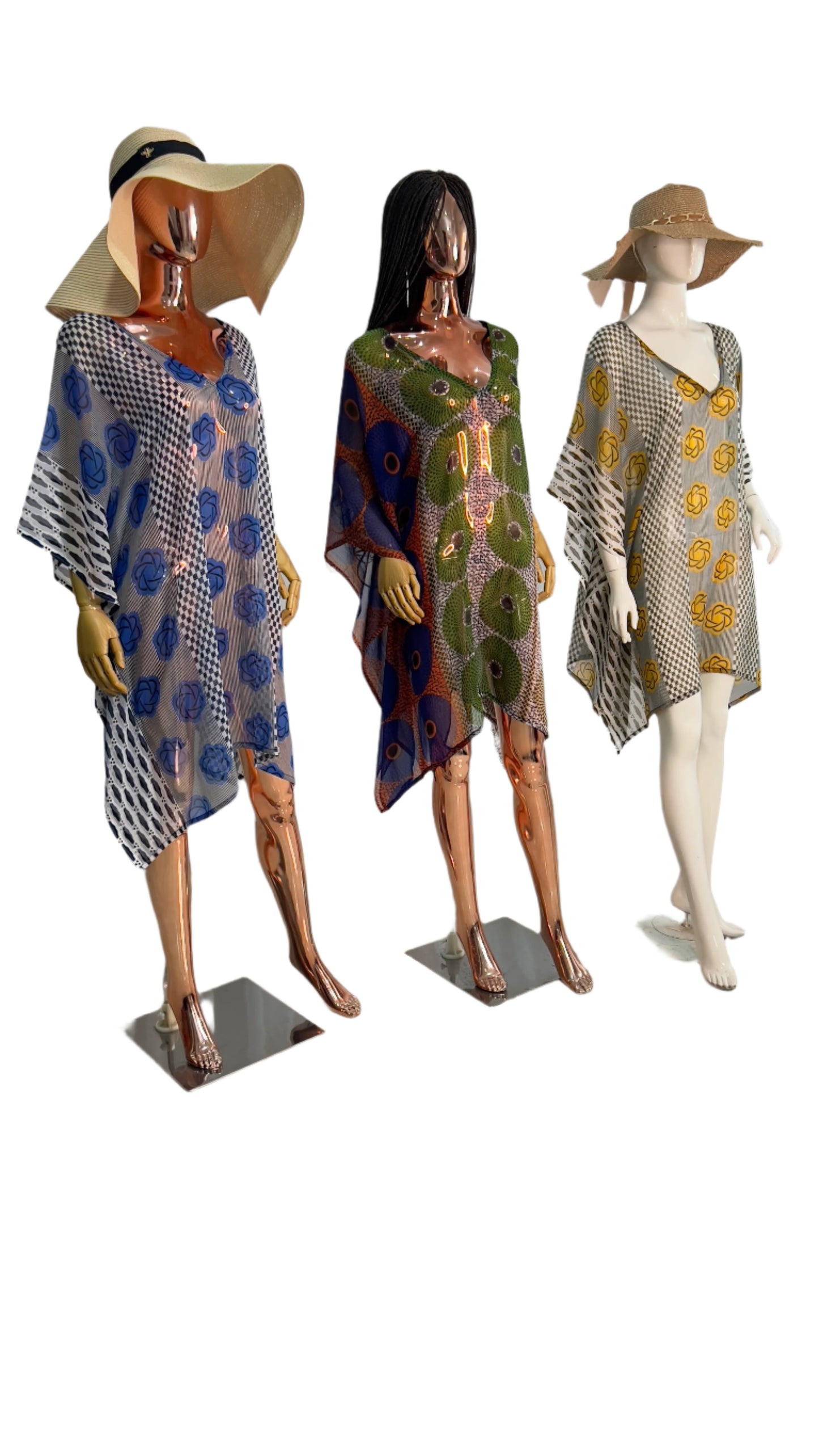 Chiffon Tops Beach cover-up - 065
