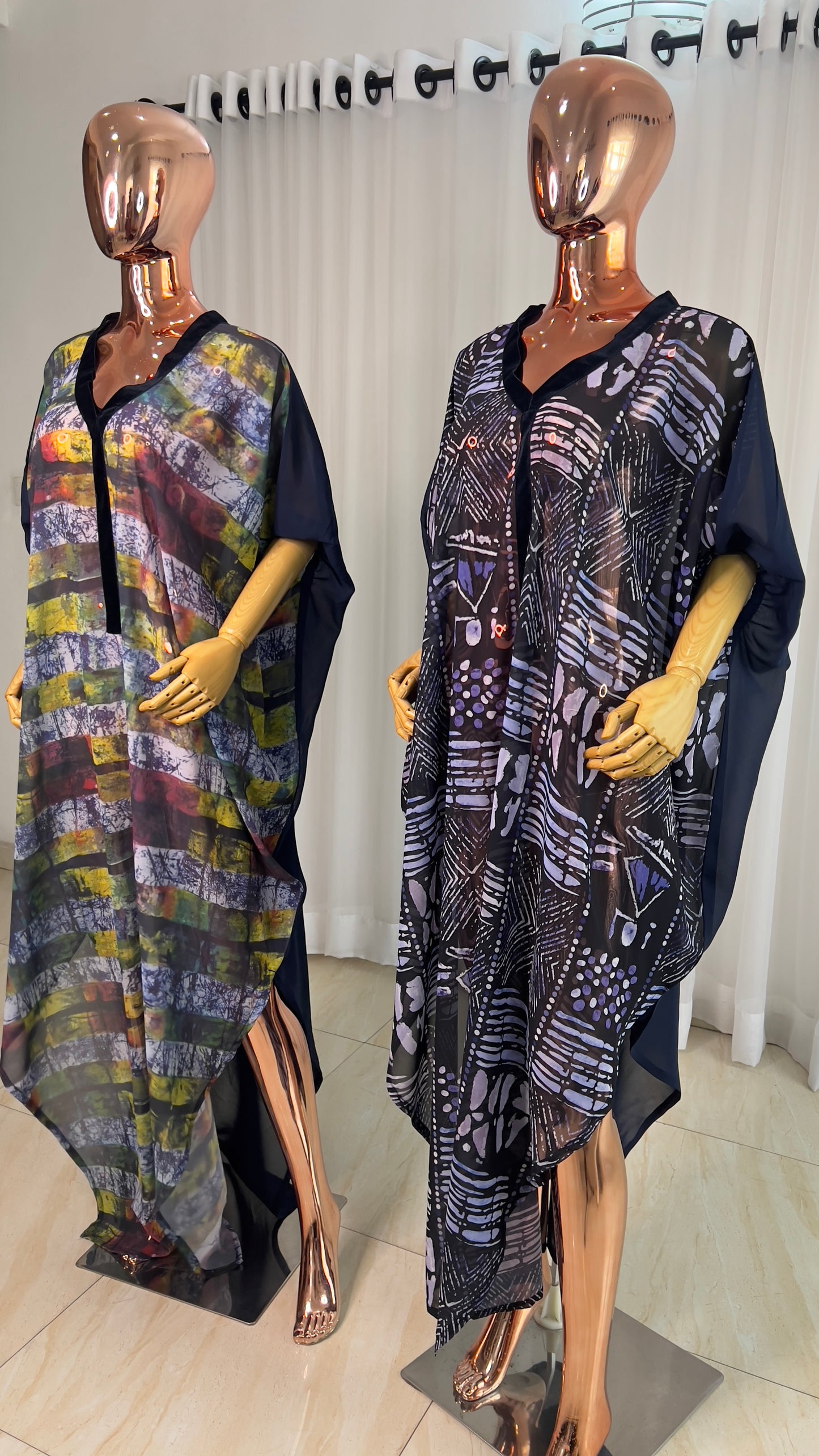 Eezzy Chiffon Maxi Dress/ Lounge top - 049