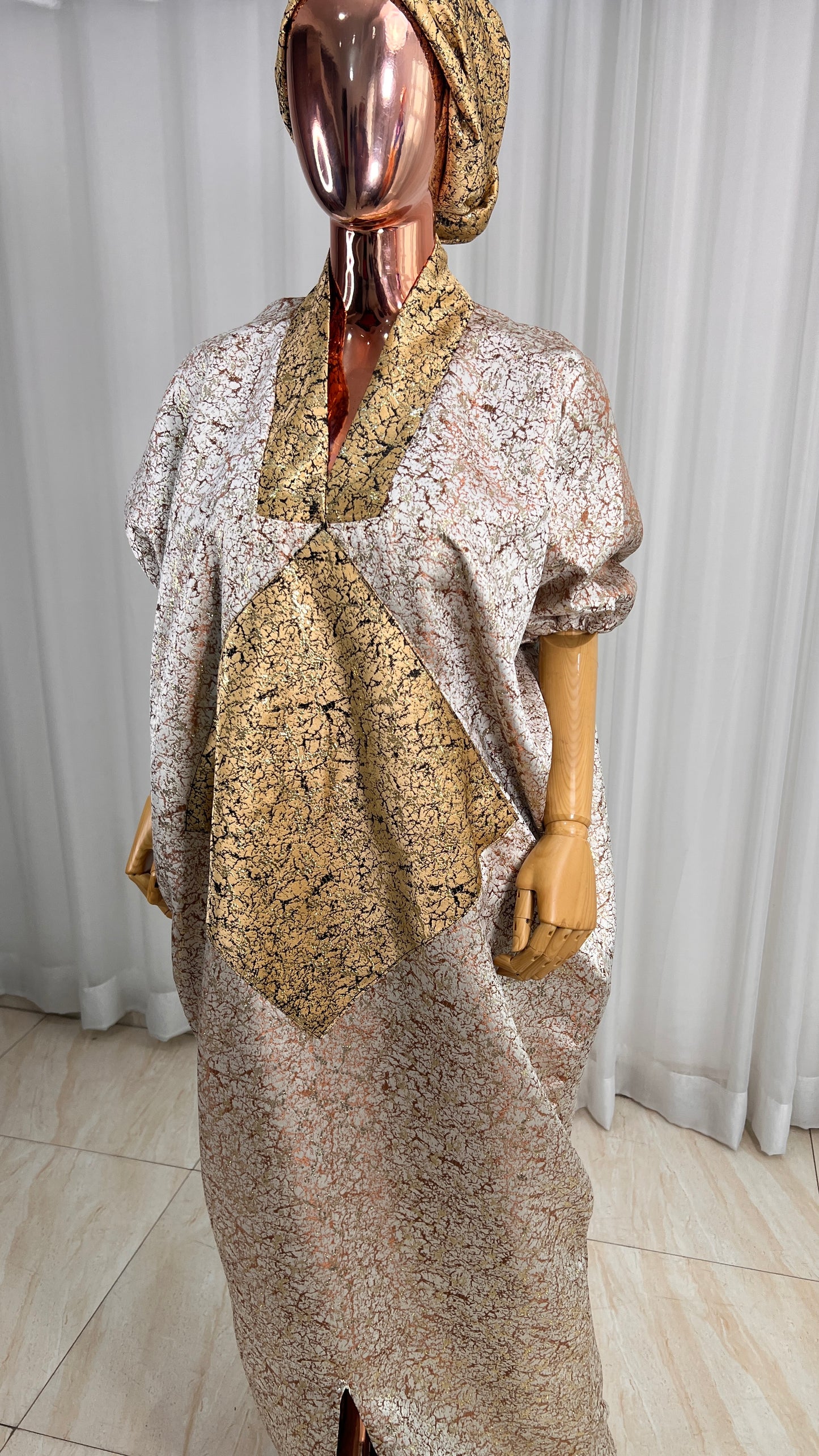 Brocade kaftan/BouBou/Caftan Shirt dress Summer/Beach wear Evening wear maxi/gown - 103