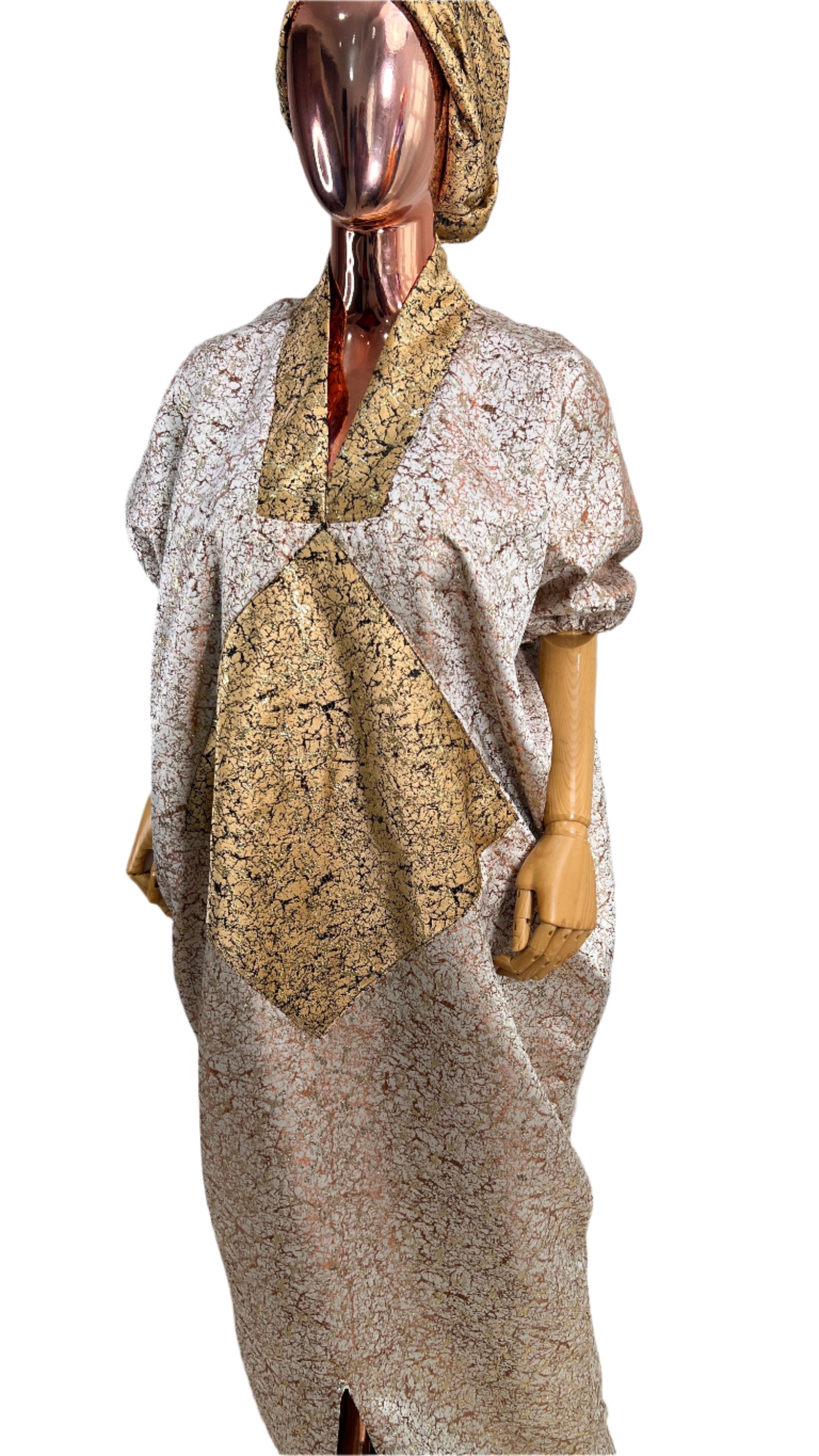 Brocade kaftan/BouBou/Caftan Shirt dress Summer/Beach wear Evening wear maxi/gown - 103