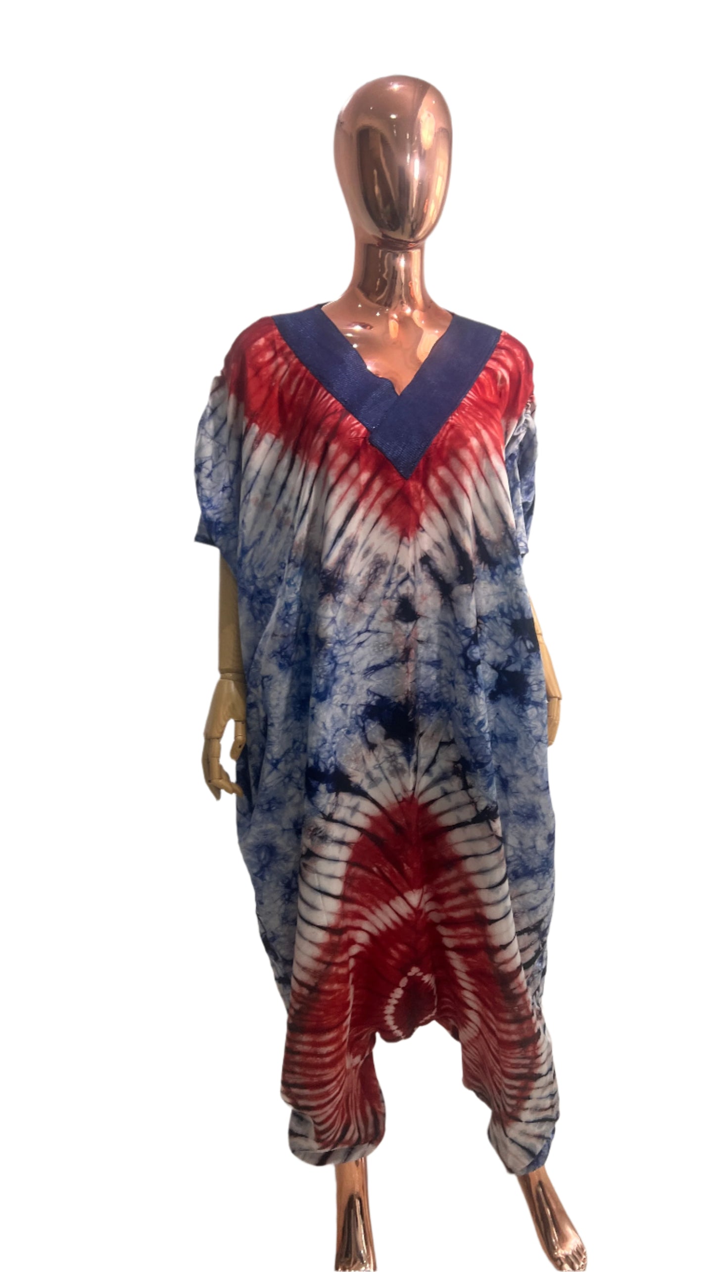 Eezzy Lounge Adire Silk Jumpsuit - 031