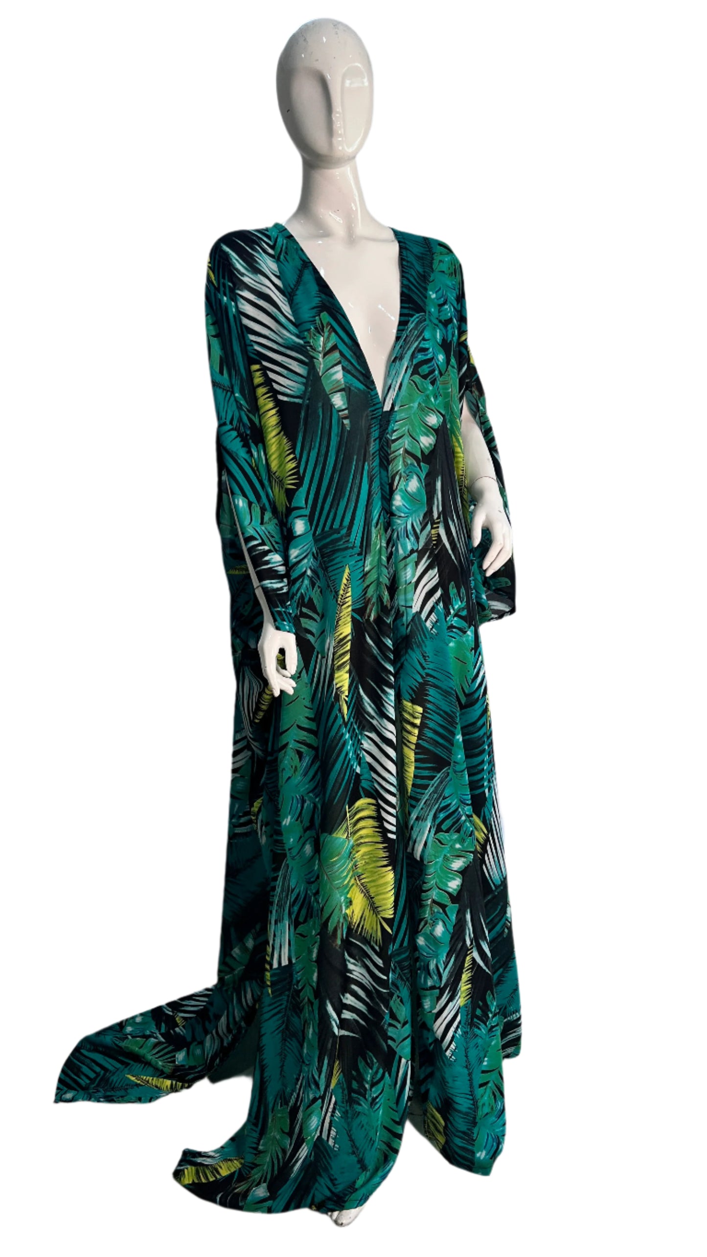 Chiffon Maxi Summer Beachwear Party Dress - 048 - Tall Length - One Size