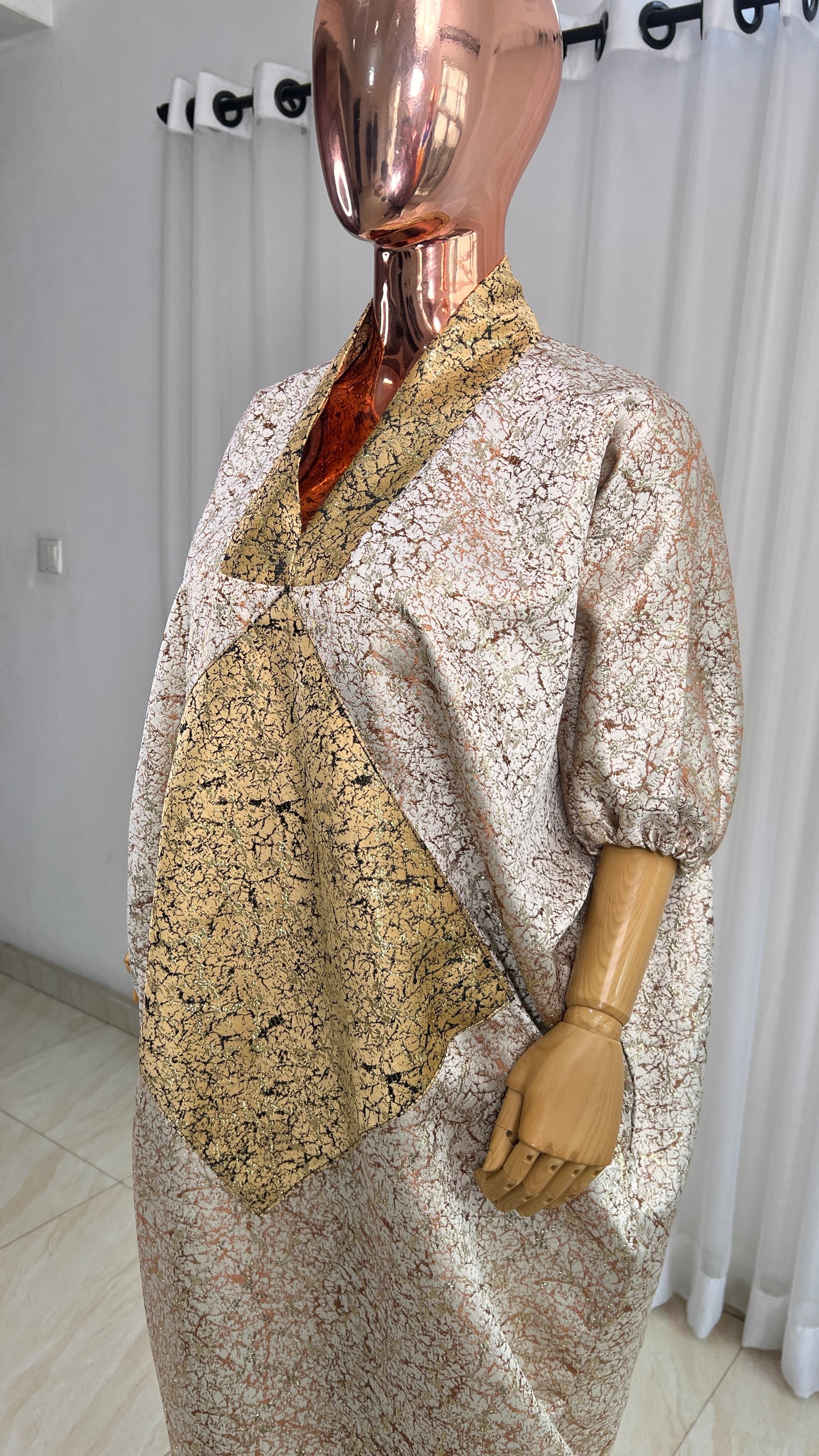 Brocade kaftan/BouBou/Caftan Shirt dress Summer/Beach wear Evening wear maxi/gown - 103