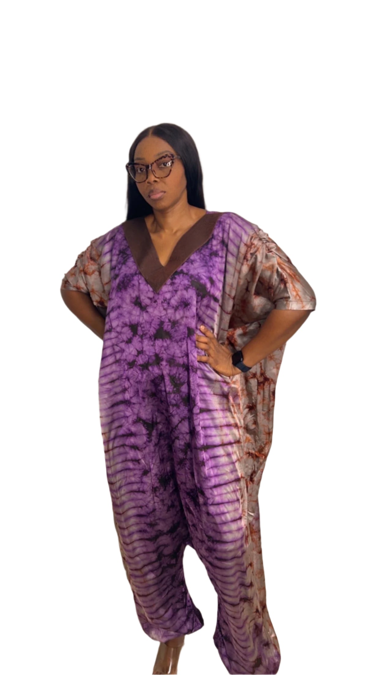 Eezzy Lounge Adire Silk Jumpsuit - 031