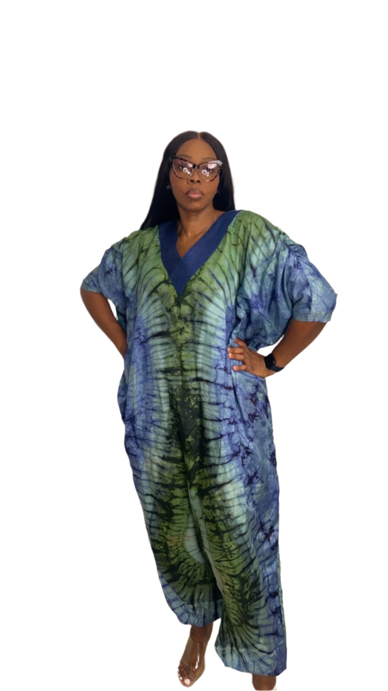 Eezzy Lounge Adire Silk Jumpsuit - 031