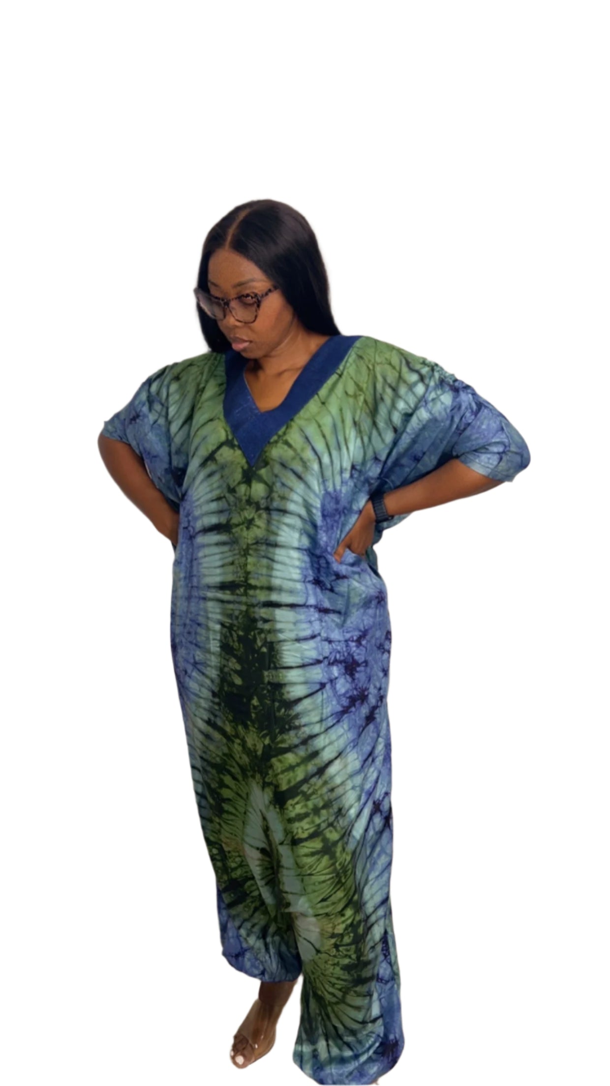 Eezzy Lounge Adire Silk Jumpsuit - 031