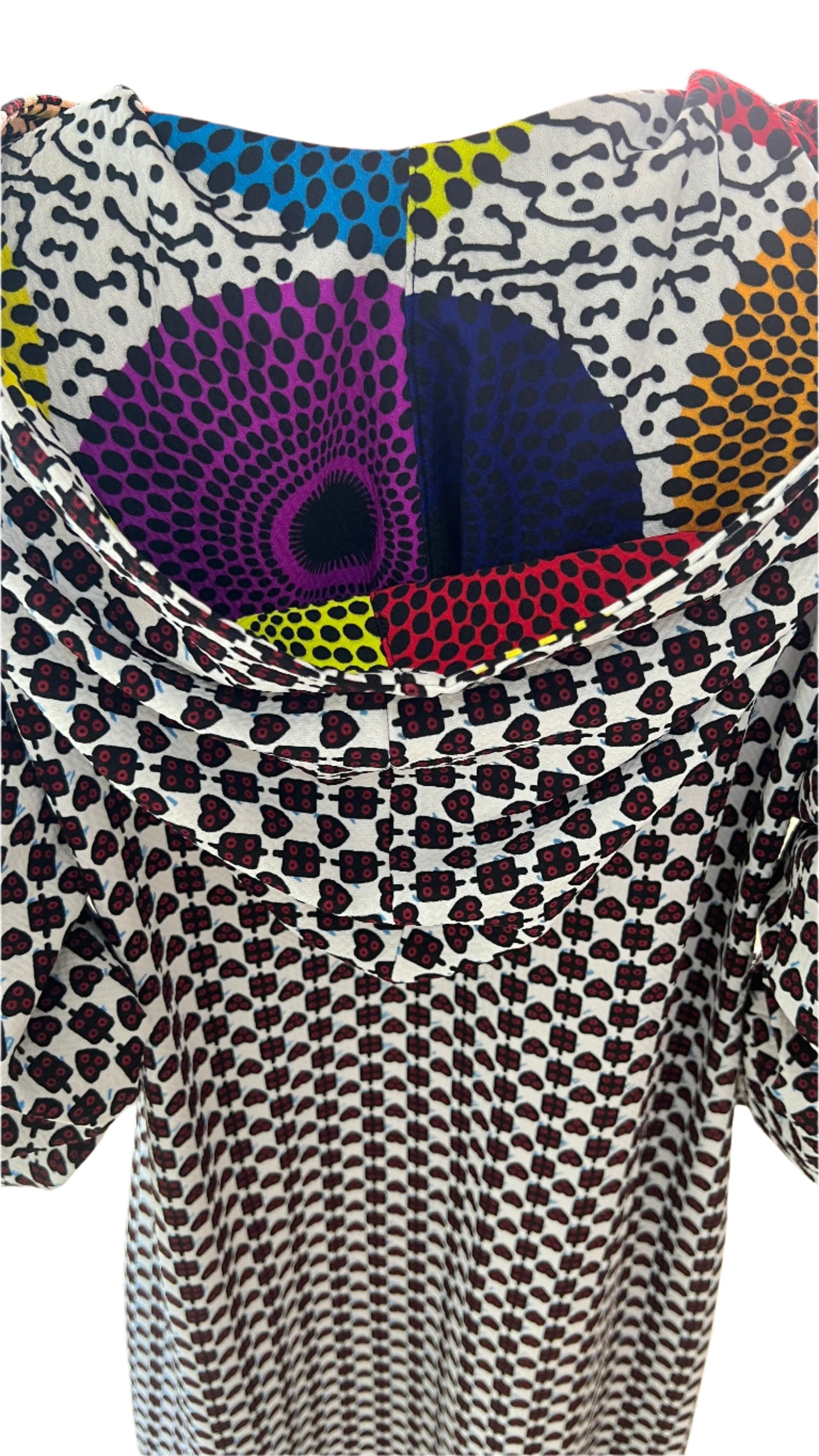 Eezzy Ankara Stretch Lounge Maxi Dress - 018