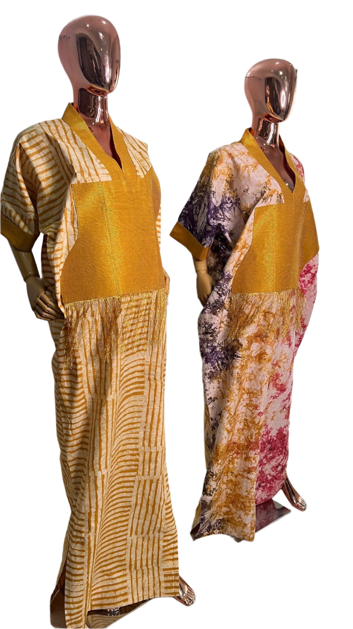 Adire/Batik Tye Dye Cotton kaftan/BouBou Kaftan/Caftan Shirt dress Summer/Beach wear Evening wear maxi/gown with slit