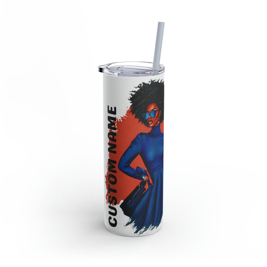COFFEE TIME  - Maars Maker Skinny Matte Tumbler, 20oz - CUSTOMIZED