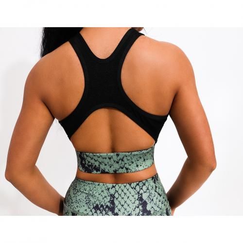 Animal print Sports Bra and Leggings Gymwear activewear Set