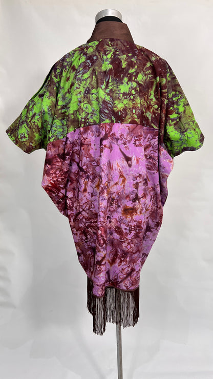 Adire/Batik Tye Dye Cotton Short dress Summer wear - 094
