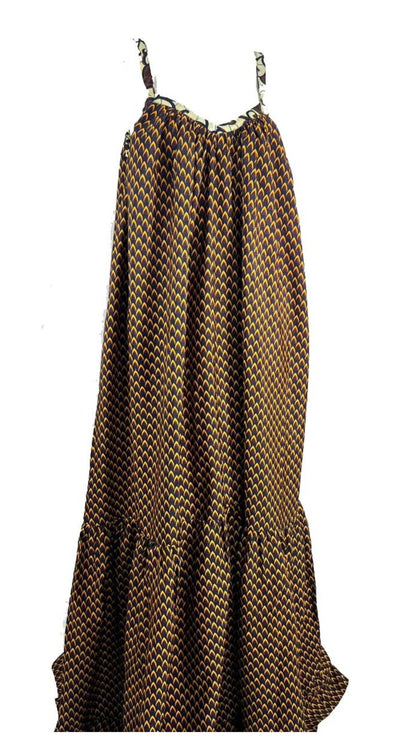 Ankara Summer Beach Party Dress maxi gown - African Print Wholesale