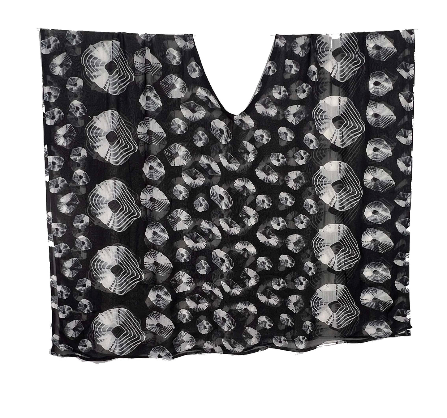 IJEOMA Beach Party Lazy Summer cover-up sheer Chiffon Top - One Size