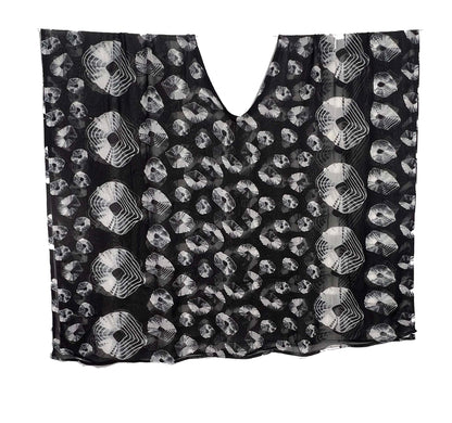 IJEOMA Beach Party Lazy Summer cover-up sheer Chiffon Top - One Size