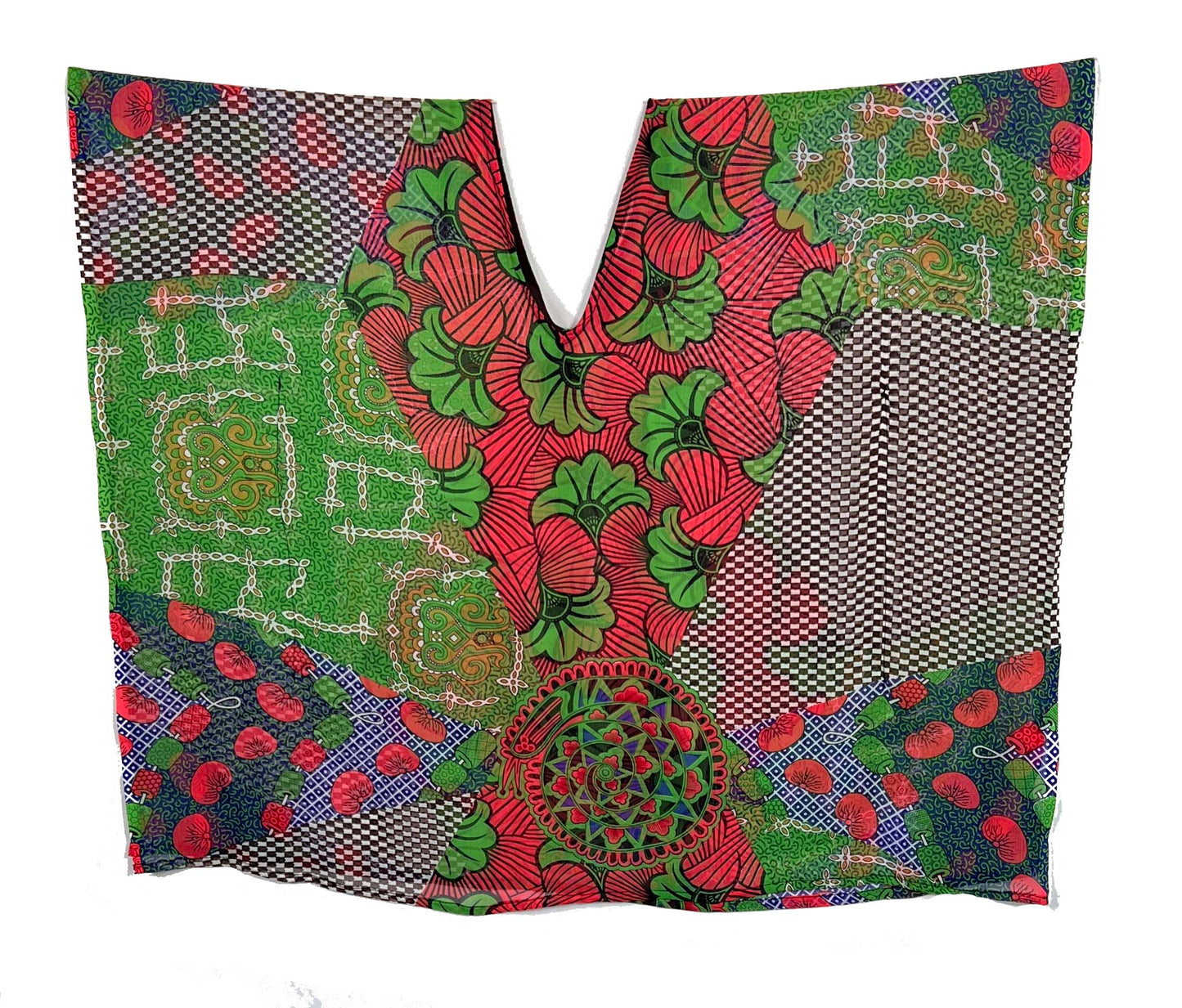 IJEOMA Lazy Beachwear Party Summer cover-up Chiffon Top - One Size-H