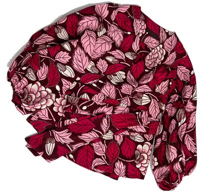 DIKE African Print Ankara Cotton Wrap Top Summer Party