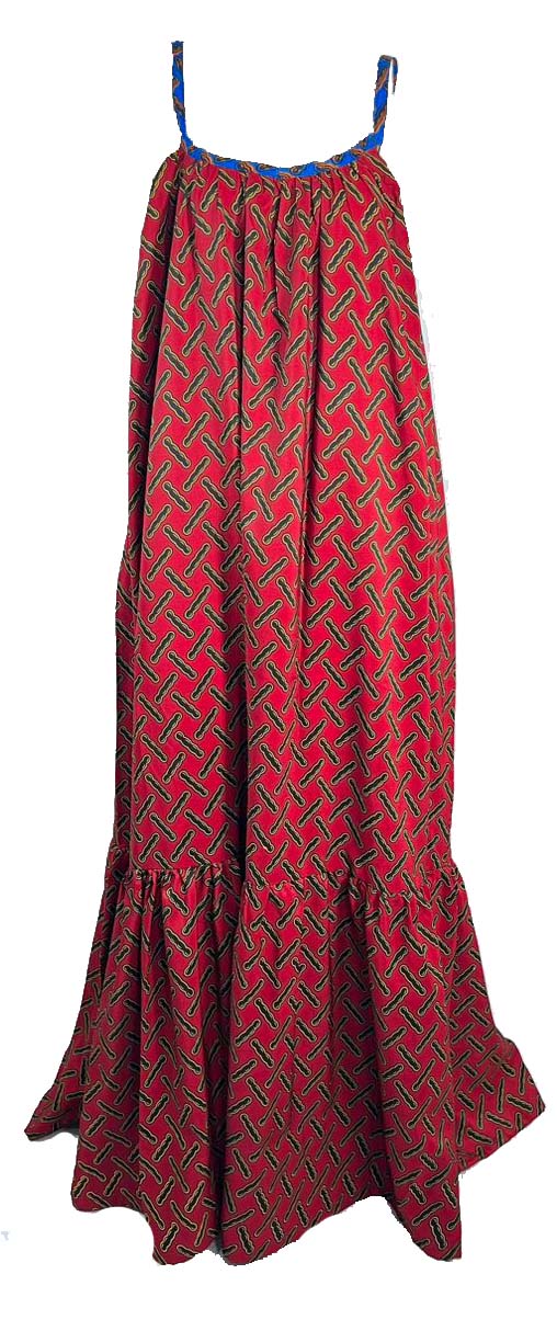 Ankara Summer Beach Party Dress maxi gown - African Print Wholesale