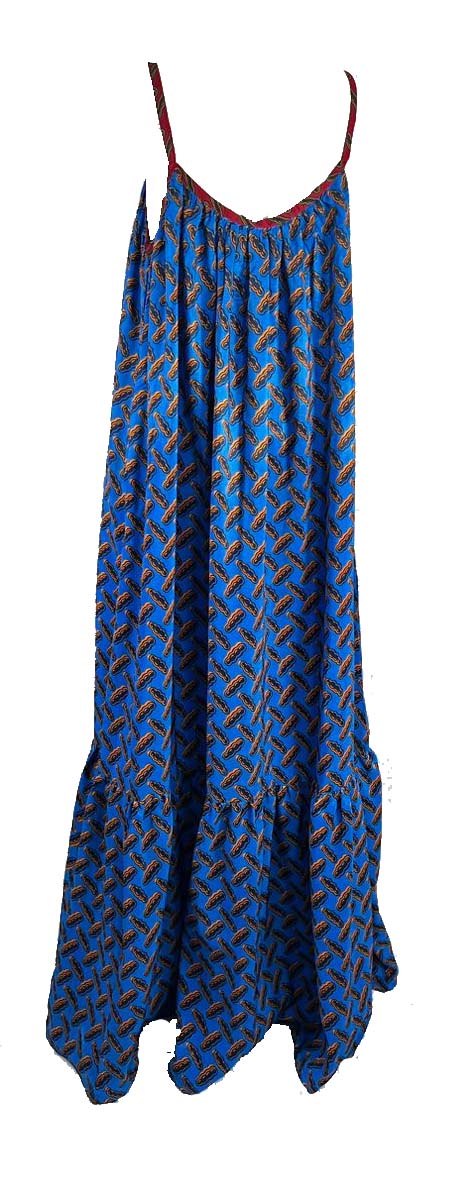 Ankara Summer Beach Party Dress maxi gown - African Print Wholesale