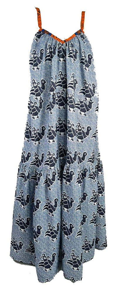 Ankara Summer Beach Party Dress maxi gown - African Print Wholesale