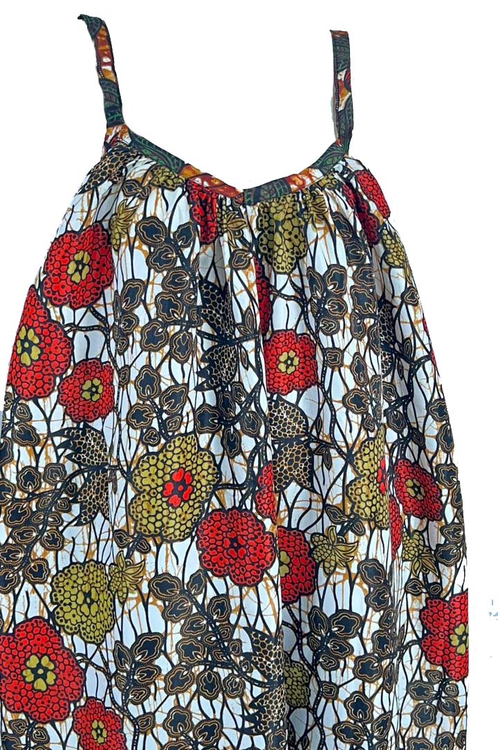 Ankara Summer Beach Party Dress maxi/gown - Mid Length - 109