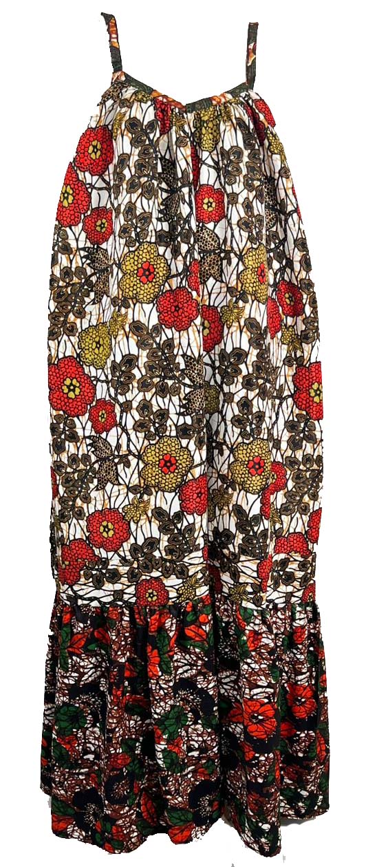 Ankara Summer Beach Party Dress maxi/gown - Mid Length - 109