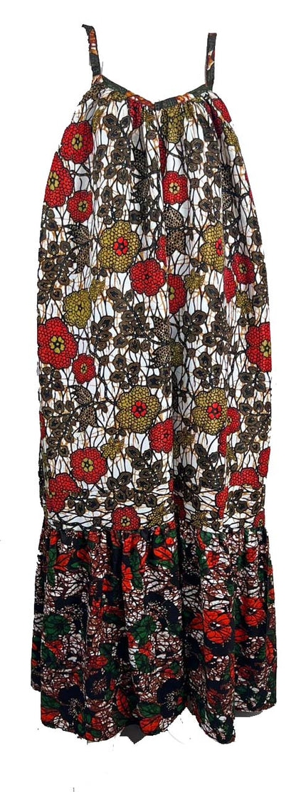 Ankara Summer Beach Party Dress maxi gown - African Print Wholesale