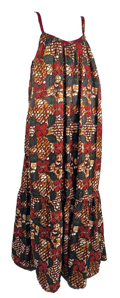 Ankara Summer Beach Party Dress maxi gown - African Print Wholesale
