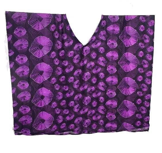 IJEOMA Beach Party Lazy Summer cover-up sheer Chiffon Top - One Size