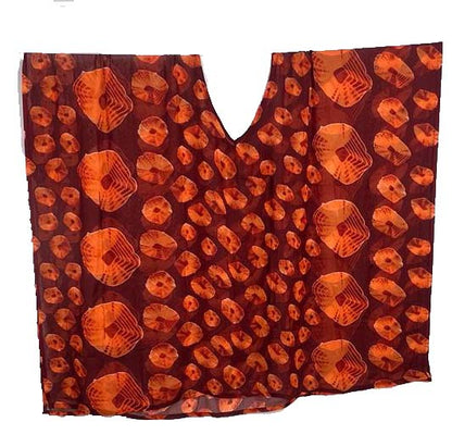 IJEOMA Beach Party Lazy Summer cover-up sheer Chiffon Top - One Size