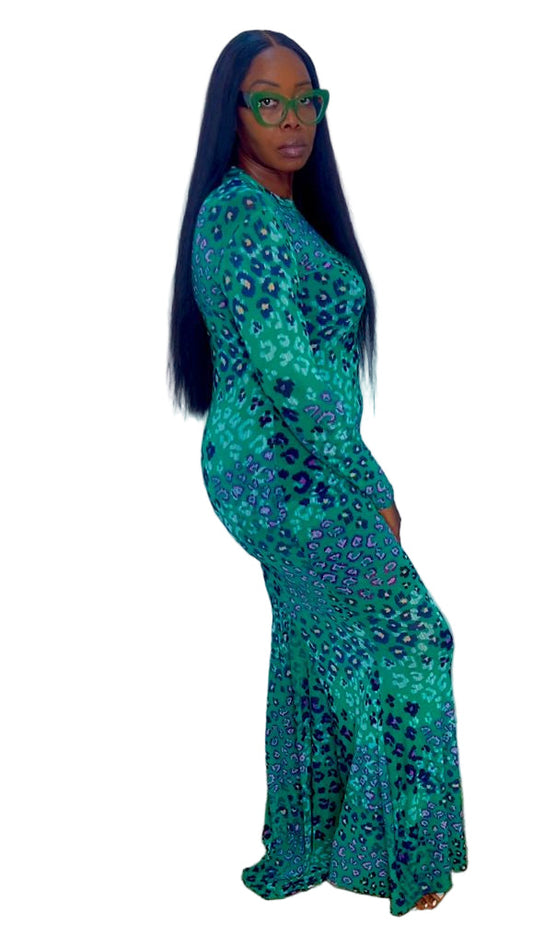 Maxi Party Mesh Dress