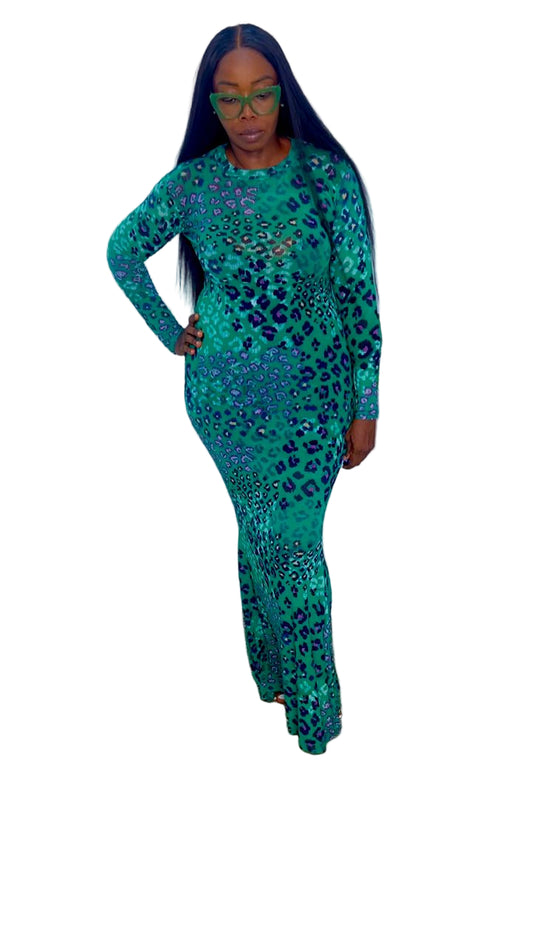 Maxi Party Mesh Dress - TOLA