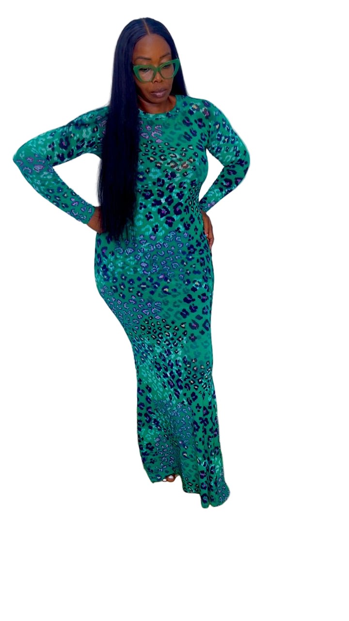 Maxi Party Mesh Dress